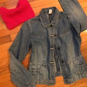 Perfect fall layer: Loft jeans jacket